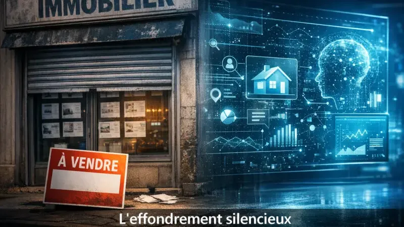 Immobilier : la fin des agences low‑cost… et la chute annoncée