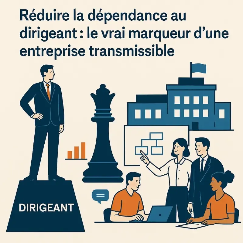 Pour bien transmettre son entreprise: Réduire la dépendance au