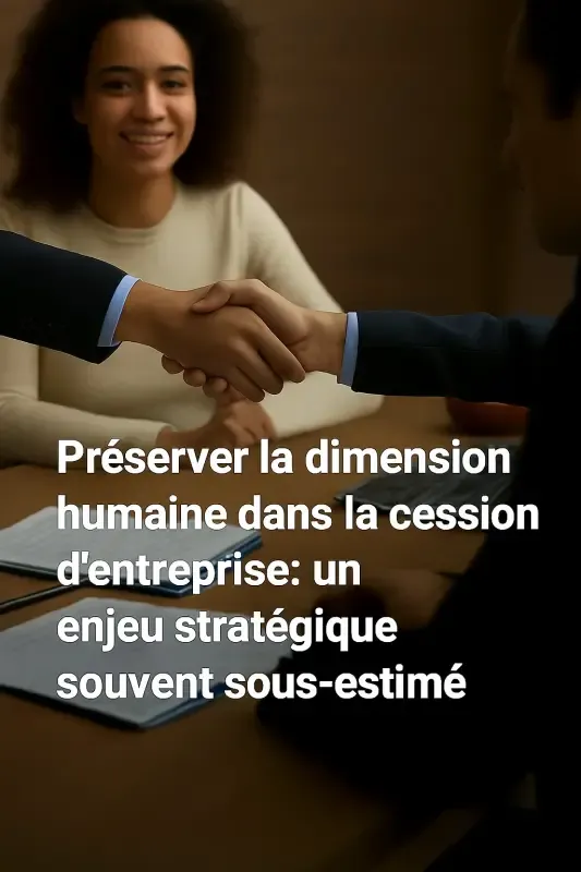Préserver la dimension humaine dans la cession d’entreprise : un